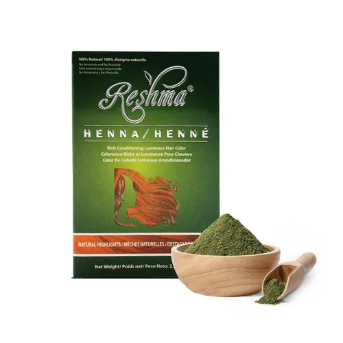 Vista 8 de Reshma Beauty Tinte de cabello con henna en 30 minutos infundido con henna orgánica Lawsonia Inermis 100% cobertura de canas para cabello suave