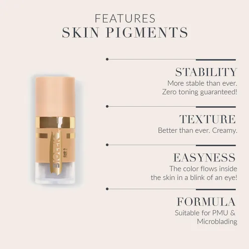 Vista 3 de Pigmento para la piel para maquillaje permanente - Hecho en Italia - Fair 2 0,24 fl.oz.