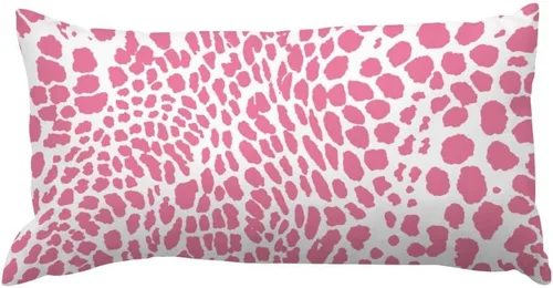 Vista 11 de Funda de almohada con estampado de leopardo negro, funda de almohada de piel de animal de 12 x 16 pulgadas, almohada decorativa para el hogar