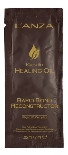 Vista 2 de L'ANZA Rapid Bond Reconstructor - Aceite curativo de queratina para el cuidado del cabello, tratamiento de restauración de bonos, tratamiento
