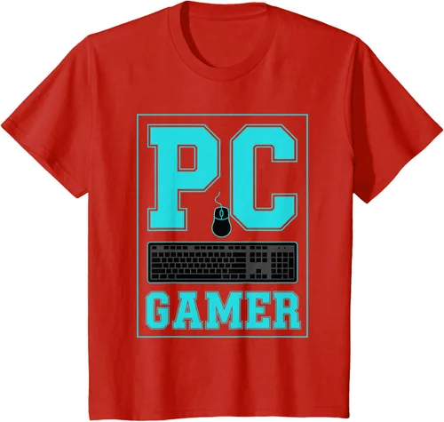 Vista 58 de PC Gamer Gaming Teclado Ratón Esports Computer Fan Camiseta