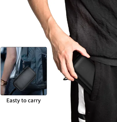 Vista 8 de Funda compatible con SanDisk Extreme PRO SSD portátil con USB4, para unidades de estado sólido SanDisk de 2 TB y 4 TB, tarjetas de memoria