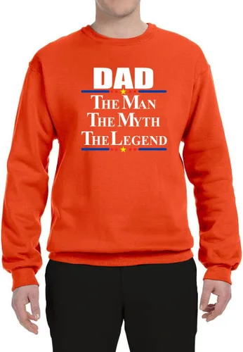 Vista 3 de Wild Bobby Dad The Man Myth Legend Funny Gift Idea Father's Day Unisex Crewneck Sweatshirt