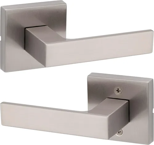 Vista 36 de Kwikset Singapore - Manija de puerta de cromo pulido (2 unidades)