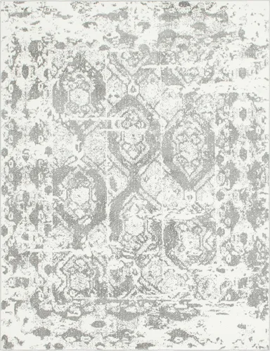 Vista 21 de Unique Loom - Alfombra estilo tradicional de Rosso Collection, Polipropileno, Gris Claro