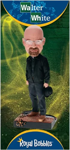 Vista 2 de Royal Bobbles Breaking Bad Walter White - Estatua coleccionable de Bobblehead