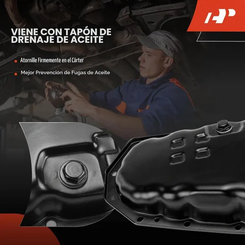 Vista 7 de A-Premium Cárter de aceite de transmisión con tapón de drenaje compatible con Nissan Altima 2013-2018, Juke 2015-2017, NV200 2014-2016, Rogue