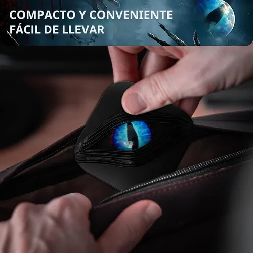 Vista 4 de Estuche para lentes de contacto, Mystic Eye Blue