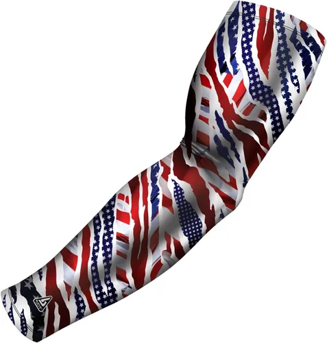 Vista 20 de B-Driven Sports Sleeve Pro-Fit - Manga Patriótica - Estados Unidos, Cuba, México, Israel, Canadá, Venezuela, Rep. Dominicana - Individual