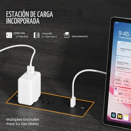 Vista 6 de HISOFT Base de cama Queen con cabecera de almacenamiento, cama de madera con estantería de alto almacenamiento, se envía en 2 cajones, 4 cajones