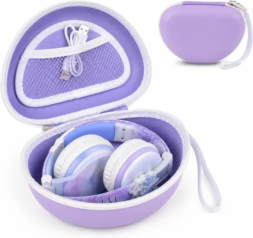 Vista 10 de ANKHOH Funda de auriculares para niños eKids, para auriculares Beats Solo4, color negro