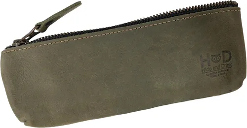 Vista 6 de Hide & Drink, Estuche rectangular para lápices, estuche para bolígrafos y marcadores para hombres y mujeres, soporte plano con cremallera
