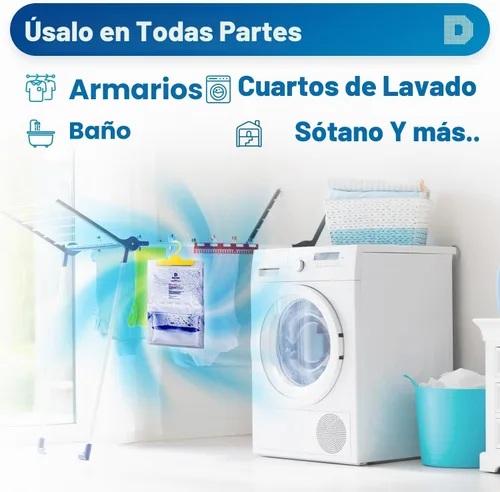 Vista 4 de Dry & Dry Deshumidificadores absorbentes de humedad prémium para el hogar, sótano, dormitorio, pequeños deshumidificadores – Absorbe la humedad