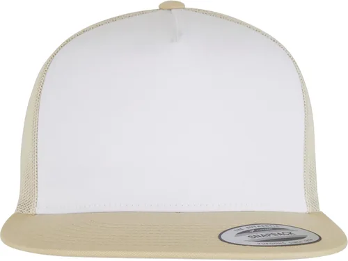 Vista 50 de Flexfit - Gorra ajustable de malla elástica en dos tonos Negro