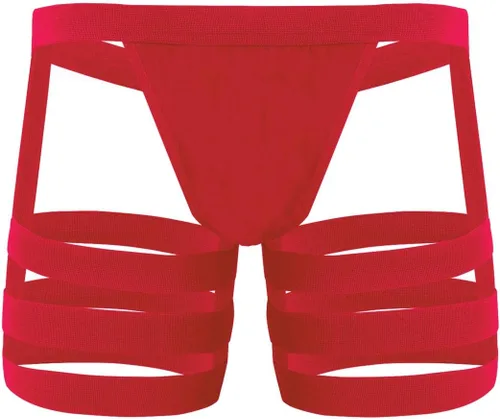 Vista 3 de Yartina Calzoncillos tipo bóxer huecos para hombre, con ligas