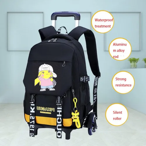 Vista 4 de WZCSLM Bolsas escolares mochila para estudiantes, bolsa de viaje, carrito de equipaje, Sombrero, Moda