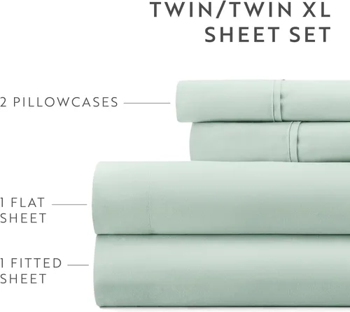 Vista 144 de ienjoy Home Linen Market - Juego de sábanas de 6 piezas, color rubor, tamaño King Blush