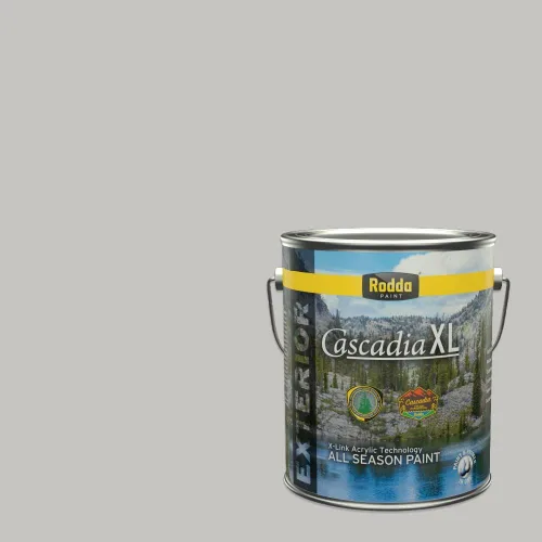 Vista 134 de Rodda Paint CASCADIA XL - Pintura satinada e imprimación para exteriores en uno, cuarto de galón, pastel en polvo