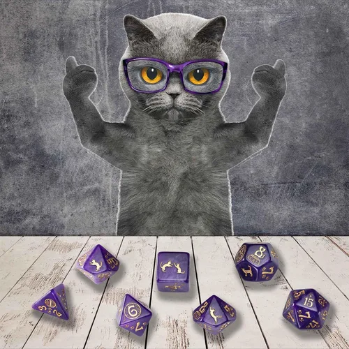 Vista 2 de Juego de dados para gatos: Purrito