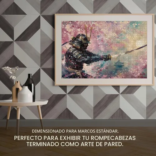 Vista 7 de Rompecabezas de 1000 piezas para adultos, rompecabezas japonés para amantes del anime, rompecabezas oriental de 1000 piezas