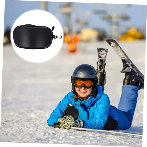 Vista 2 de IMIKEYA 2 unids estuche de gafas de esquí caso gafas de esquí caja de gafas de viaje gafas de deporte gafas organizador de gafas de seguridad caso