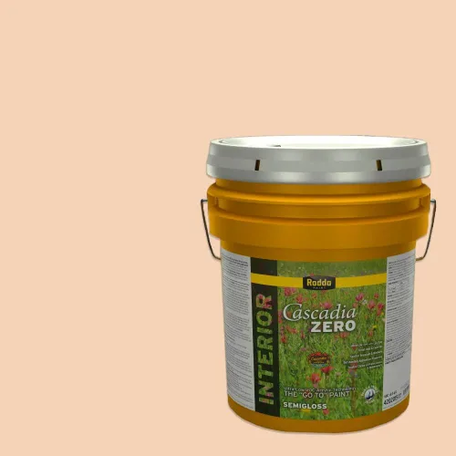 Vista 280 de Rodda Paint CASCADIA ZERO - Pintura plana e imprimación para interiores en uno, cuarto de galón, crema de ballet