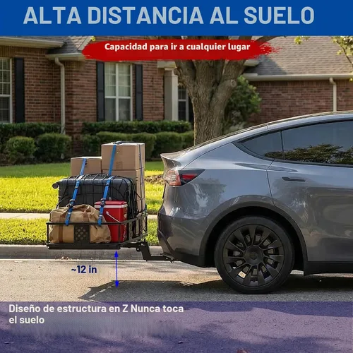 Vista 7 de Transportador de carga de enganche de 56 x 24 x 7 pulgadas para receptor