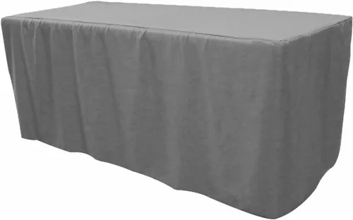 Vista 42 de Mantel rectangular de poliéster ajustable de 4 x 24 pulgadas, color negro, funda de mesa de boda prémium