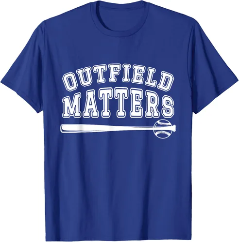 Vista 18 de Playing Baseball Outfield Matters - Camiseta Baseball Outfields Funny, Rojo