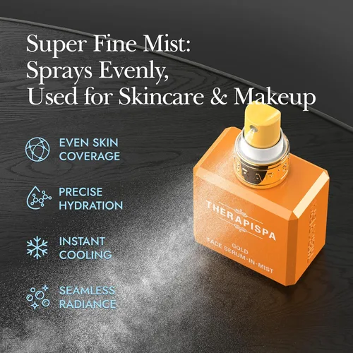 Vista 3 de THERAPISPA Suero facial en niebla – Suero hidratante facial y spray con niacinamida, pantenol y ácido hialurónico para una piel reafirmante