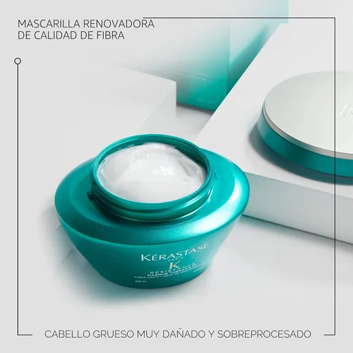 Vista 2 de Kerastase Mascarilla capilar resistente que fortalece y 6.8 fl oz dañada