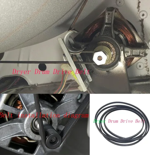Vista 5 de 137315300 134719300 Correa de transmisión de tambor de secadora compatible con secadores Sears Frigidaire Electrolux Kenmore Sustituye a 1482960