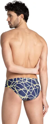 Vista 3 de ARENA Kikko Brief - Bañador de entrenamiento con protección UV, resistente al cloro, secado rápido, trajes de baño elegantes para hombre Carbonics