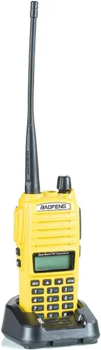 Vista 6 de Radio de banda dual de alta potencia BaoFeng, Amarillo, Amarillo