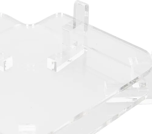Vista 6 de Walfront Mini M4 Desktop Stand, Acrylic Construction, Optimized Ventilation, Non Slip Design for Mini M4 Pro 2024 Model, Ideal for Home and Office