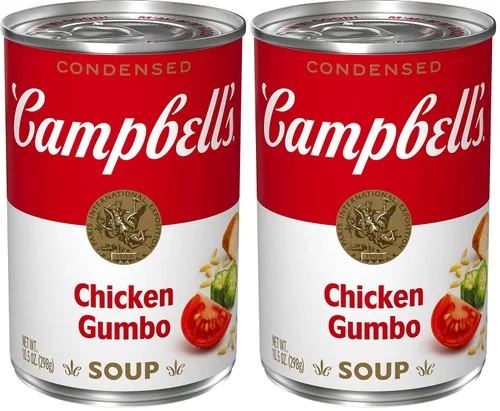 Vista 11 de Campbell's Sopa condensada de pollo gumbo, lata de 10.5 onzas