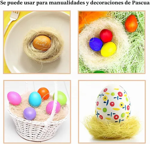 Vista 6 de kathson Materiales de anidación de pájaros, fibra de coco, material de cama cálido y transpirable, seda de lino para pájaros pequeños animales