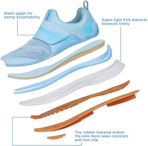Vista 5 de Zapatos de ciclismo de interior para mujer, compatibles con tacos SPD, cómodos y transpirables