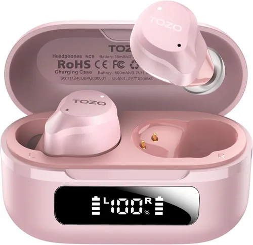 Vista 16 de TOZO NC9 Auriculares inalámbricos híbridos con cancelación activa de ruido