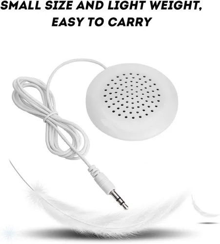Vista 5 de Altavoz de almohada DIY, sonido suave único para insomnio, compatible con MP3, MP4, reproductor de CD, teléfono móvil