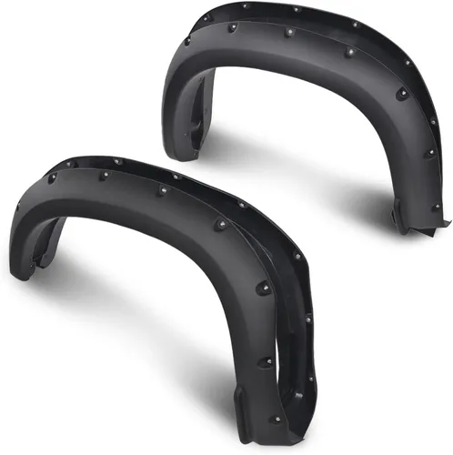 Vista 11 de ALLGOOD Guardabarros de rueda compatibles con Chevy Silverado 1500 2007-2013 Fleetside de 69.3 pulgadas para cama corta de doble cabina, solo