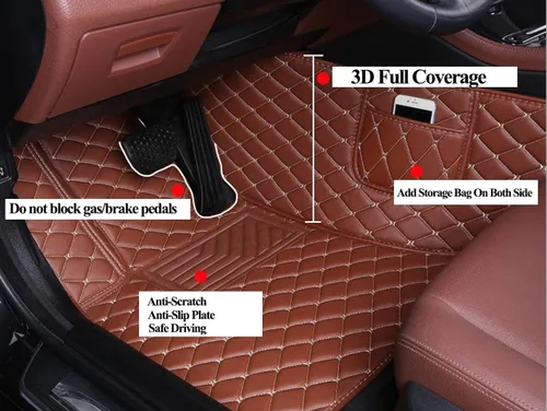 Vista 4 de Tapete de suelo impermeable de piel XPE para Infiniti de Worth-Mats