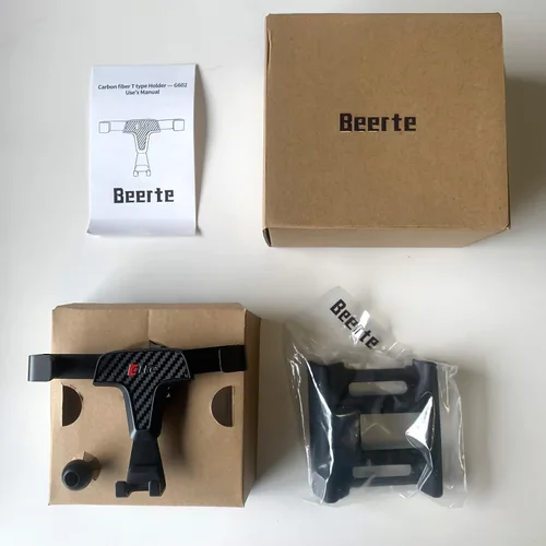 Vista 9 de Beerte Soporte para teléfono compatible con Mazda CX-5 2017 2018 2019 2020 2021, ventilación de aire ajustable, soporte de teléfono celular