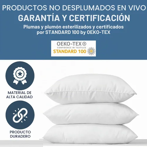 Vista 9 de Almohada corporal de plumas de ganso blanco y plumón – Almohadas de 20 pulgadas x 54 pulgadas