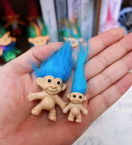 Vista 5 de Yintlilocn - 8 muñecas Lucky Troll de 2 pulgadas para lápices
