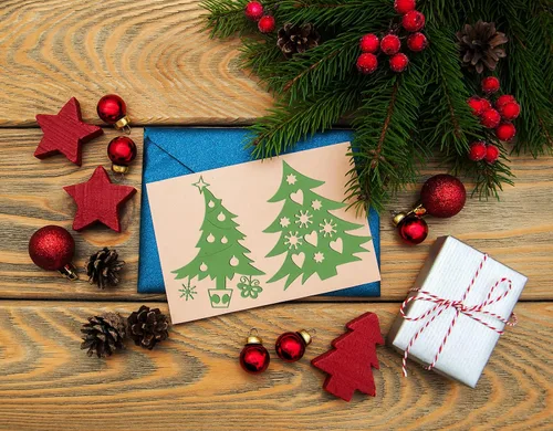 Vista 3 de 2 troqueles de corte de metal para árbol de Navidad, diseño de mariposa y estrella, plantillas en relieve para hacer tarjetas, álbumes de recortes