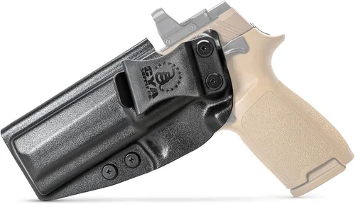 Vista 47 de CYA Supply Co. - Fundas IWB Black Optics Ready - Múltiples ajustes - Propiedad de veteranos - Fabricado en Estados Unidos
