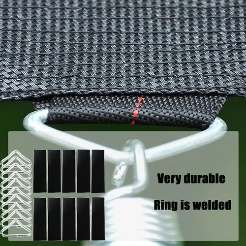 Vista 5 de Trampolín Primavera Trampolín Anillo Trampolín Accesorios Trampolín Triángulo Hebilla 10 paquetes