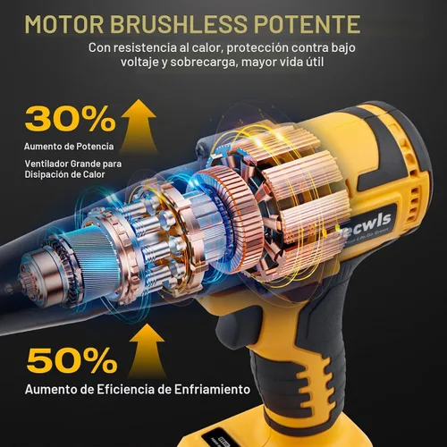 Vista 4 de Remachadora inalámbrica eléctrica compatible con batería Dewalt 20V Max
