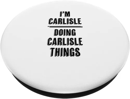 Vista 2 de I'm CARLISLE Doing CARLISLE Things Divertido y lindo - Nombre PopSockets intercambiable PopGrip